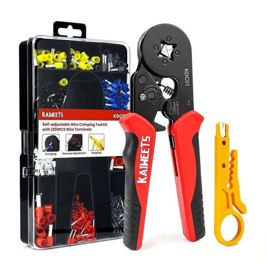 KAIWEETS KDC01 Wire Crimping Tools Set AWG 23-7 Self-Adjustable PP+PRT material